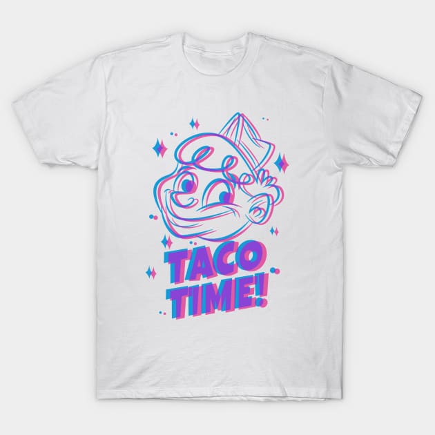 Taco Time... in 3D! T-Shirt by edvill